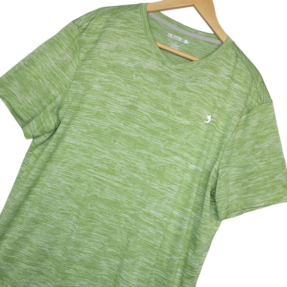 Reel Legends Men's Performance Moisture Wicking T-Shirt Sz Large Fishing Green - Picture 1 of 13